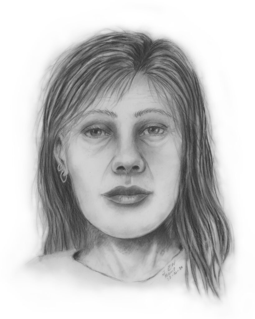 Age progression drawing of what Emma may look like today